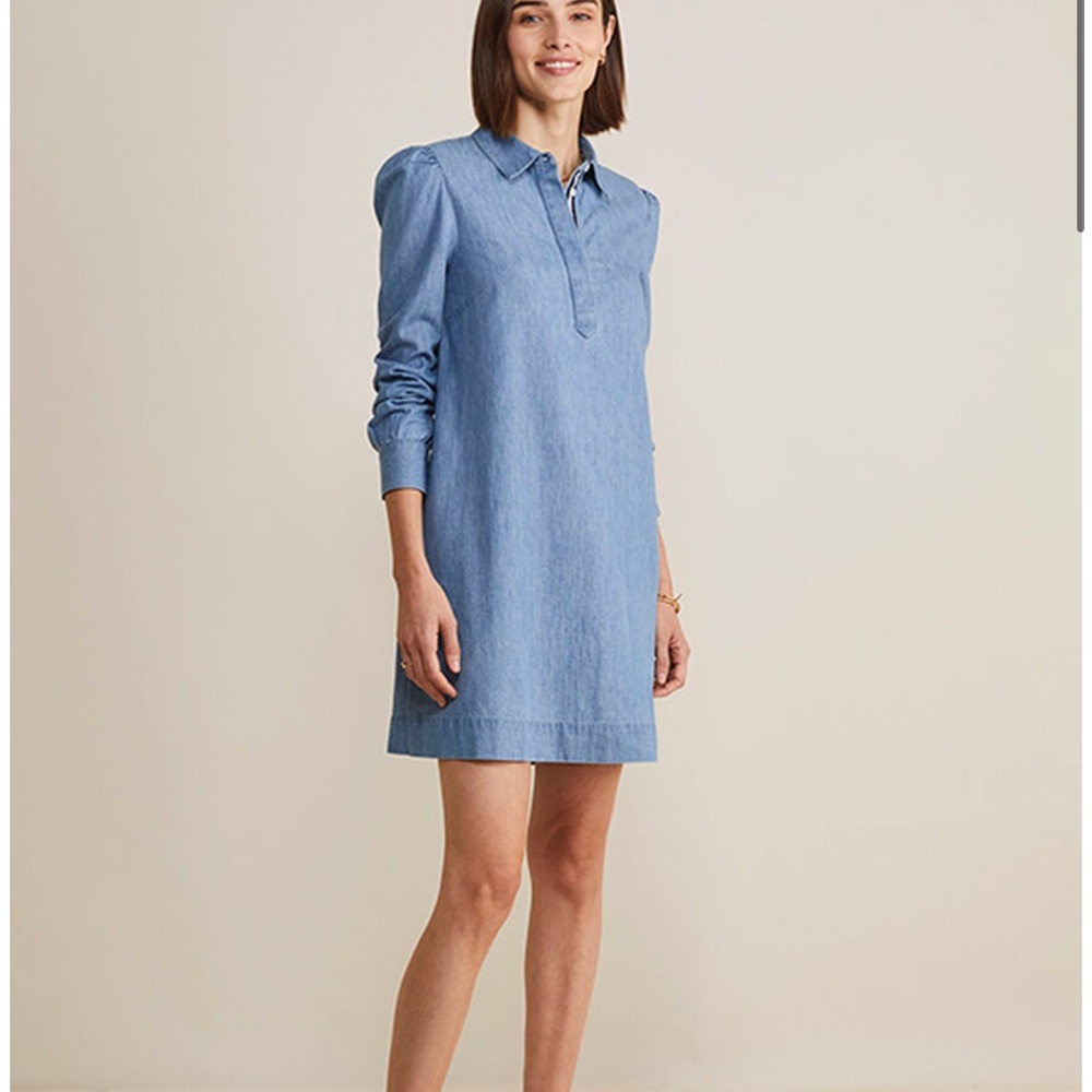 Vineyard Vines Chambray Popover Dress NWT